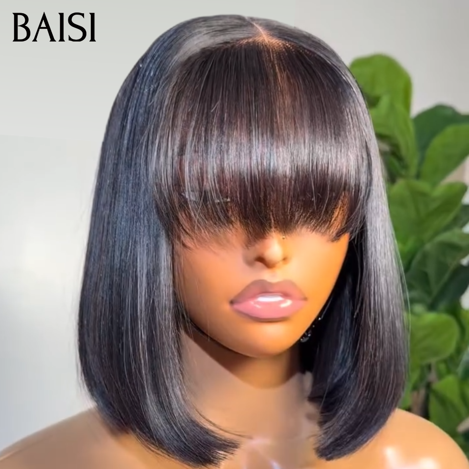 BAISI promo Lot de Perruques en Gros Achetez 2 = Gagner 3 Très Bonne Qualité Différentes Modèles Différents Styles  en 100% Cheveux Humains
