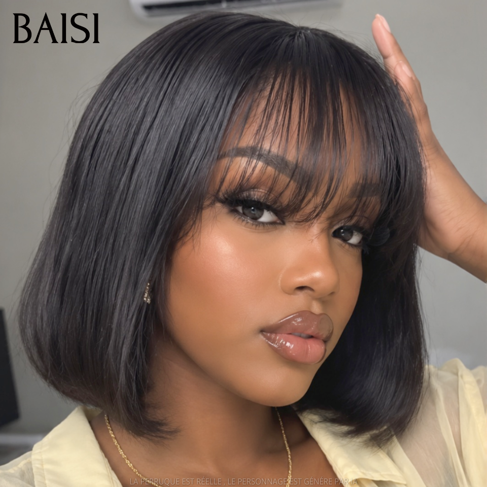 BAISI promotion 3 perruques 169€ au lieu de 269€ Trois différentes modèles, Différentes Couleurs en 100% Cheveux Humains