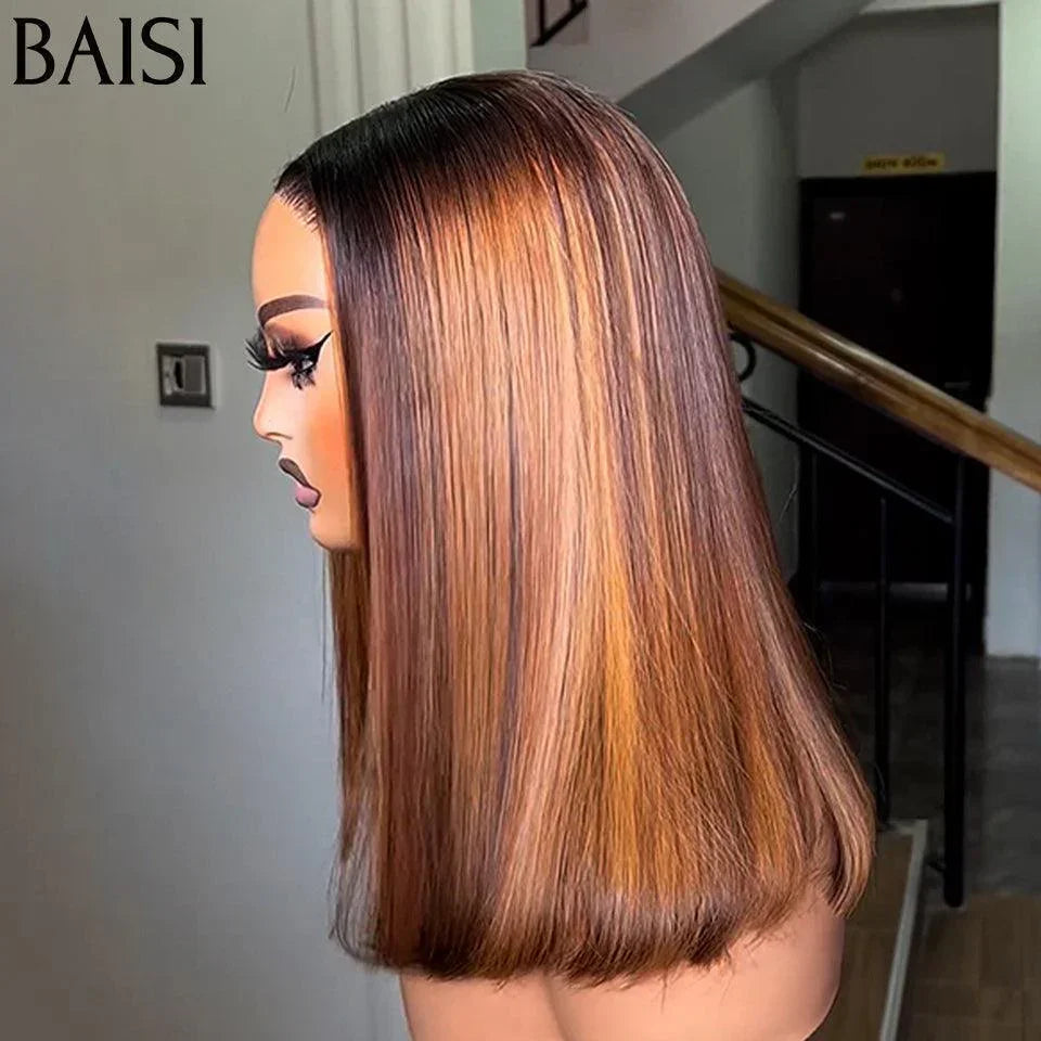 BAISI 3 Perruques 289€ 2X6 Lisse Bob 10 pouces vietnam hair