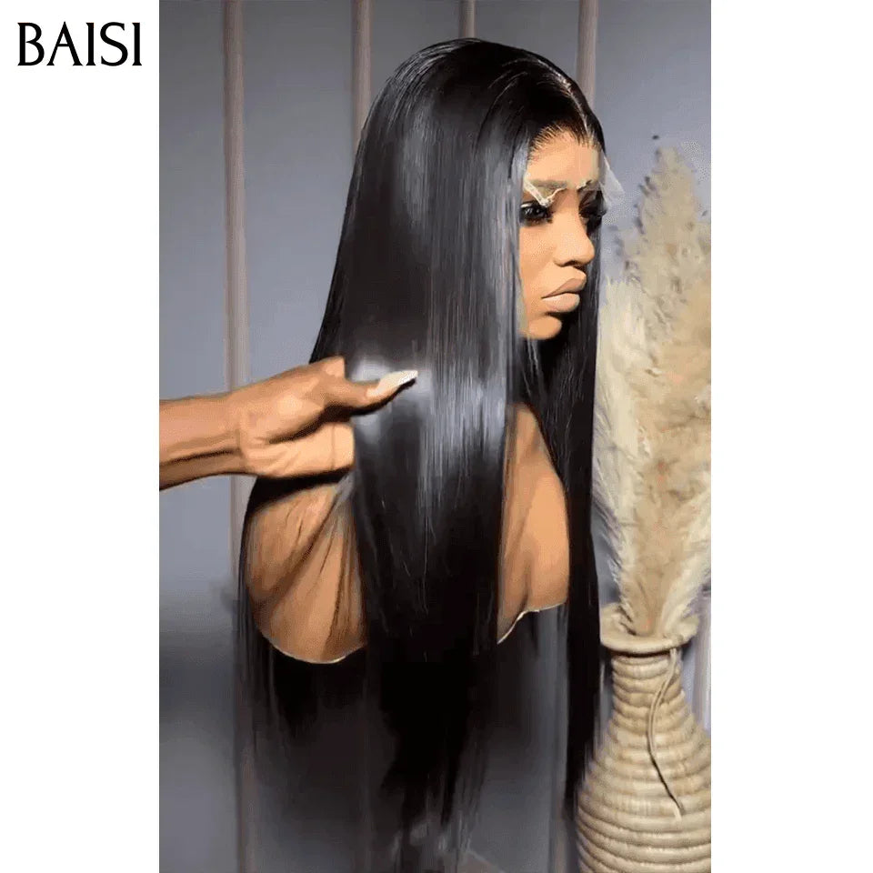 BAISI promoção relâmpago 4 perucas 479€ Lisas e curly wave de luxo 100% cabelo humano verdadeiro