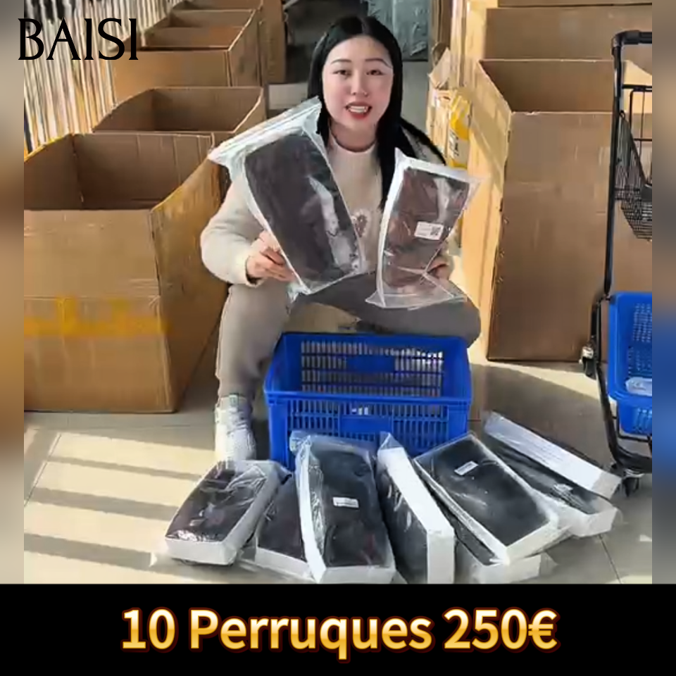 BAISI Prix Fournisseur Vente en gros 3 raw hair 18p 250€ ou en chignon bun curly 24P 150€ cheveux humains ou 10 Perruques 250€ Le Dernier Panier en 100% Cheveux Humains