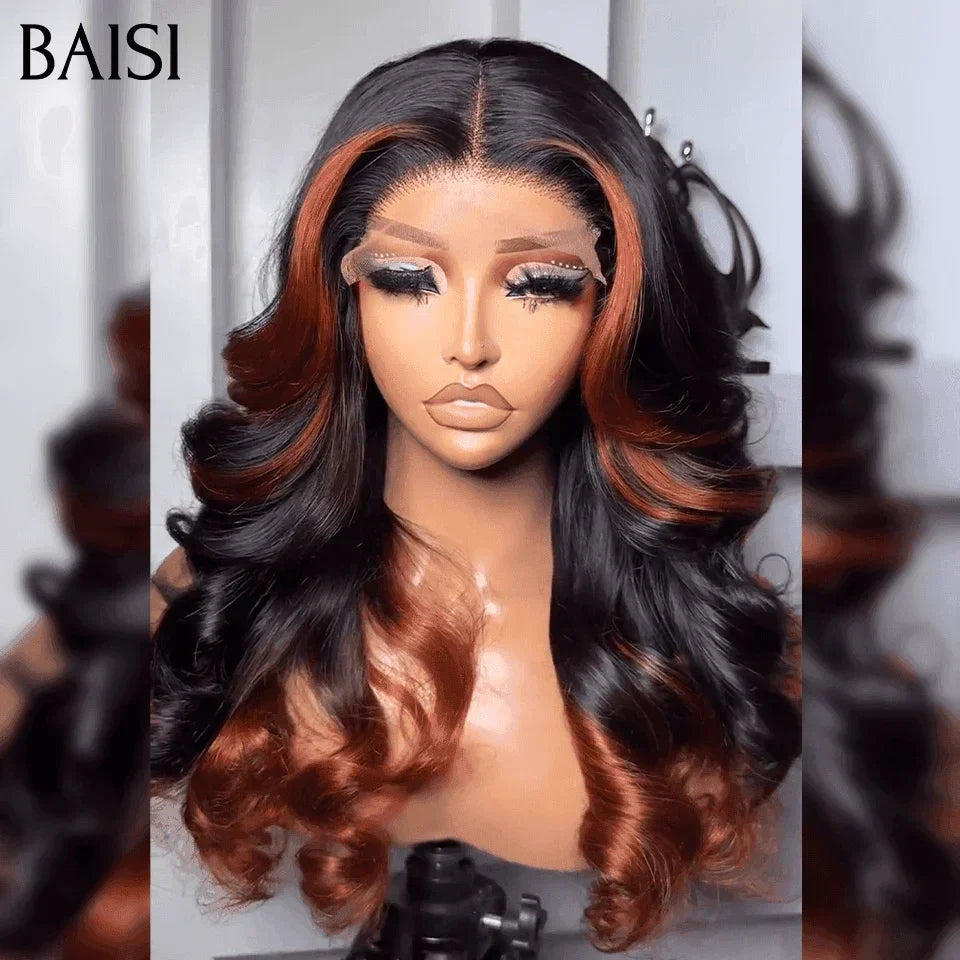 BAISI 2 Perruques 309€ 4X4  Lisse NOIR et 4X4 Boucle 18 Pouces de luxe 250% densité en 100% Cheveux Humains vietnam hair BS65