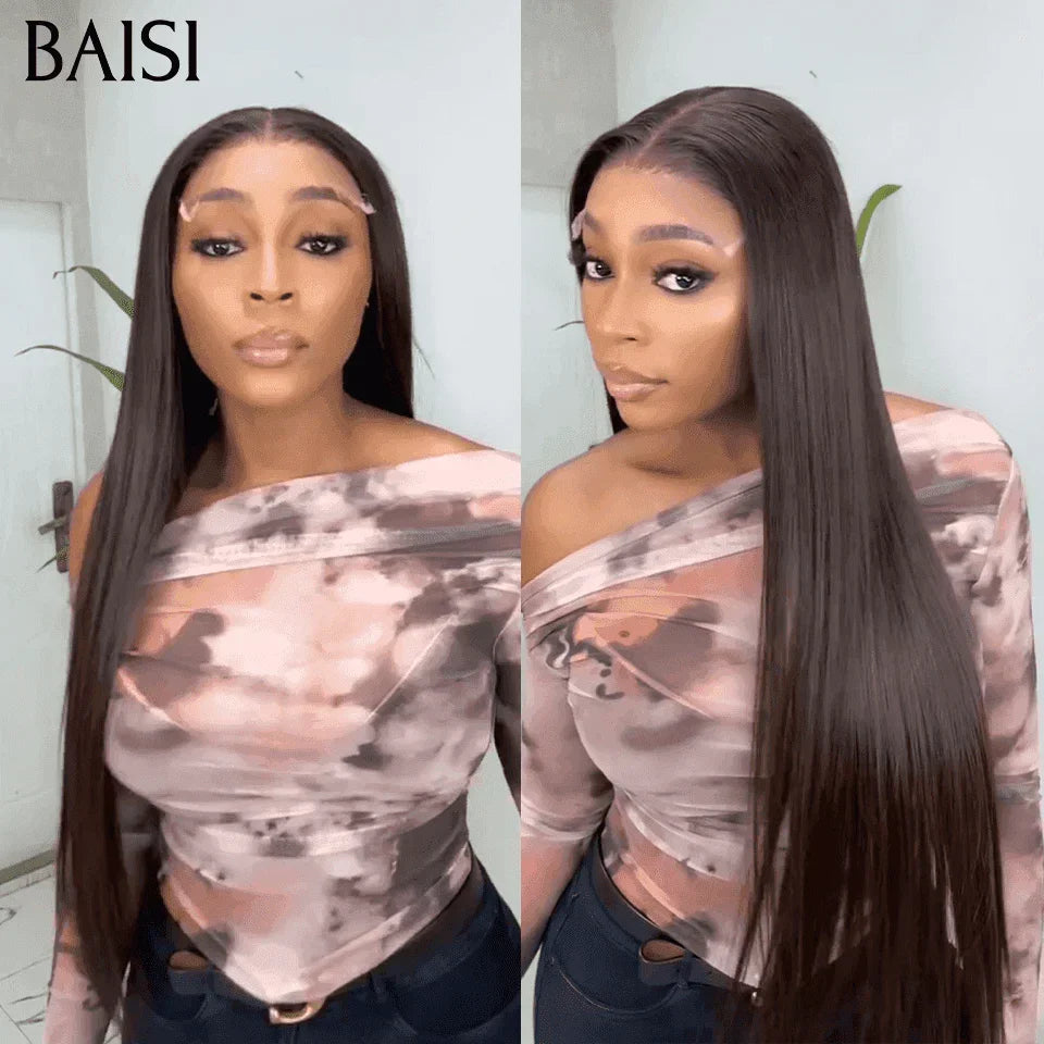 BAISI 2 perruques  239€ lace frontal 26 Pouces curly wave et Lisse ou 2 Perruques 350€ 4X4 lace Lisse 26 Pouces et curly wave 26 Pouces NOIR  200% densité  en 100% Cheveux Humains BS65