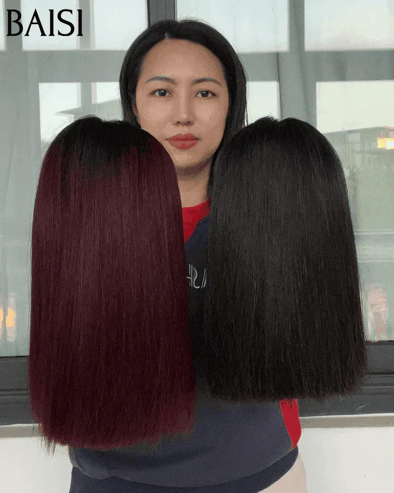BAISI vendita lampo 2 parrucche in 100% capelli veri umani 188 euro (nessun codice necessario)