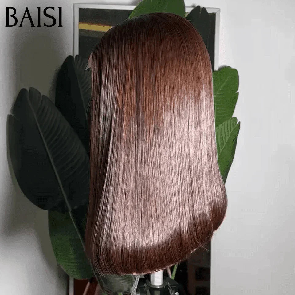 BAISI 100% Vietnam Hair SDD BONE STRAIGHT 2x6 Parrucca in pizzo Colore dritto NERO e verde In capelli umani al 100%