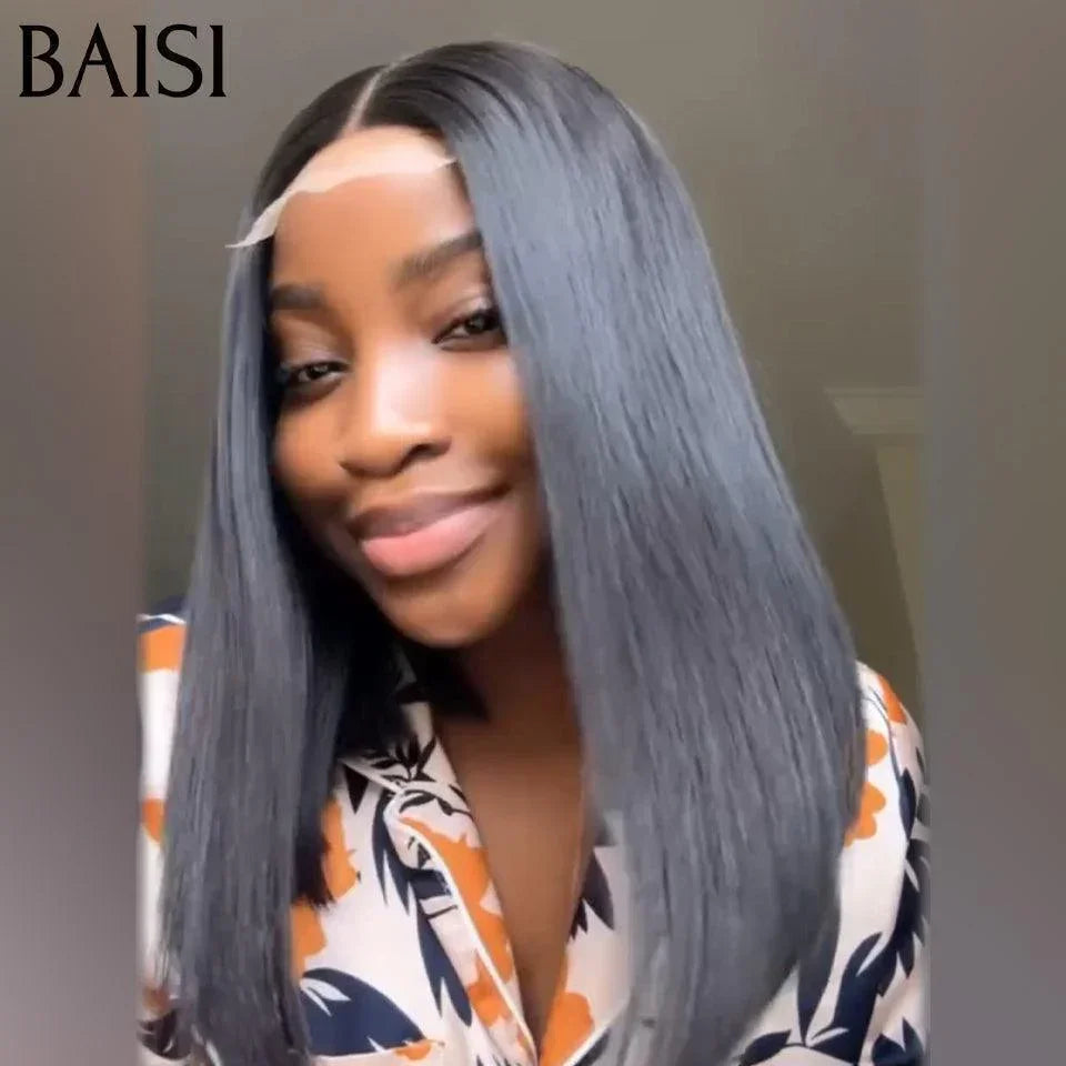 BAISI perruque 13x4 Lace Lisse 20 pouce Raw Hair 99€ ou 100% Viêtnam Hair 2X6 Bob Perruque Naturelle Lisse BONE Straight 10 Pouce 108€ de luxe  moitié prix  MP50