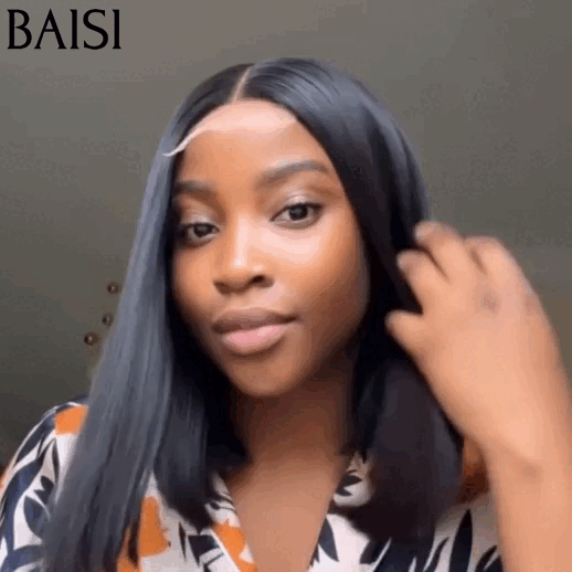 BAISI perruque 13x4 Lace Lisse 20 pouce Raw Hair 99€ ou 100% Viêtnam Hair 2X6 Bob Perruque Naturelle Lisse BONE Straight 10 Pouce 108€ de luxe  moitié prix  MP50
