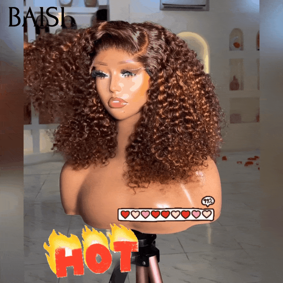 BAISI EM PROMOÇÃO 4x4 lace water wave 14 polegadas 139€ ou 13x4 Lace Frontal Pixie colorido em 100% cabelo humano