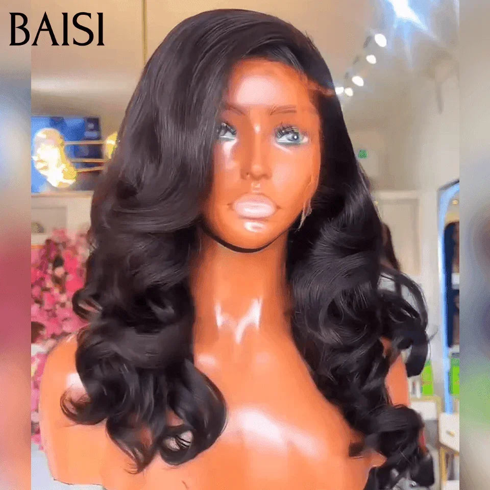 BAISI Frontal lace 13x4, metade do preço, onda egg, misto, 14 polegadas, 136€ ou Lace Frontal Peruca Cacheada Body Wave 14 polegadas MP50