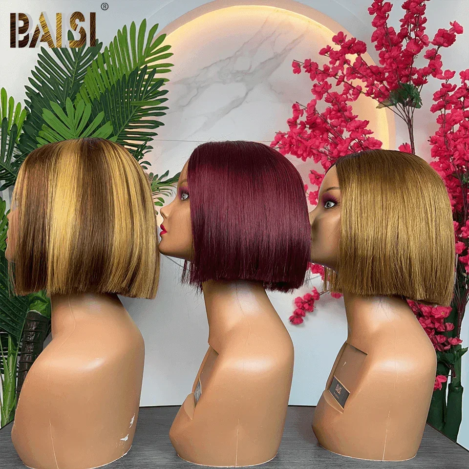 txt
BAISI  3 perucas bob liso para revenda 200€ 2X6 lace 8 polegadas em cor Bordeaux 99J# ou castanho 4/27# ou mel 1BT30# de luxo, densidade 250% em 100% cabelo humano verdadeiro FR38