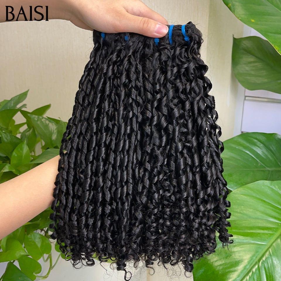 BAISI 15A Grade 3 Boules de Tissages Cheveux Vierges 100% Vietename Hair Double Drawn Fumi Hair pissy two