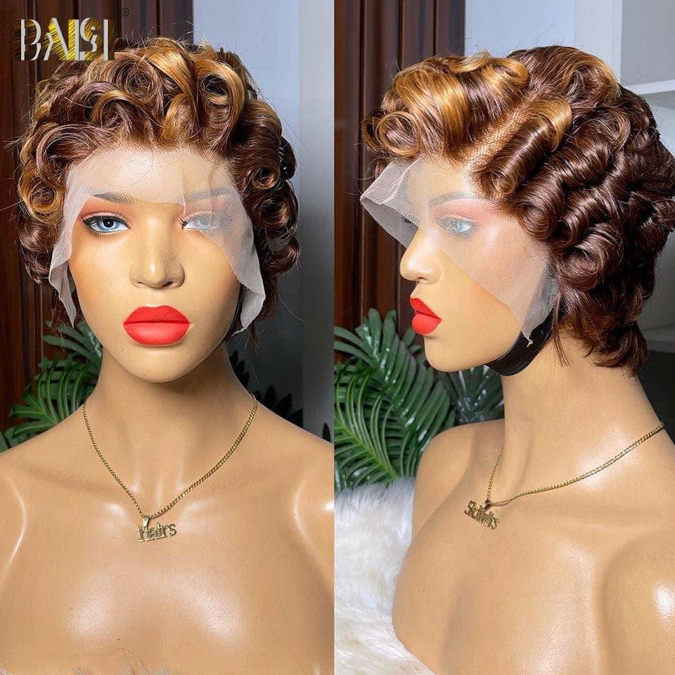 BAISI Parrucca pixie ondulata Colore #4#27 99€ in 100% Capelli Umani
