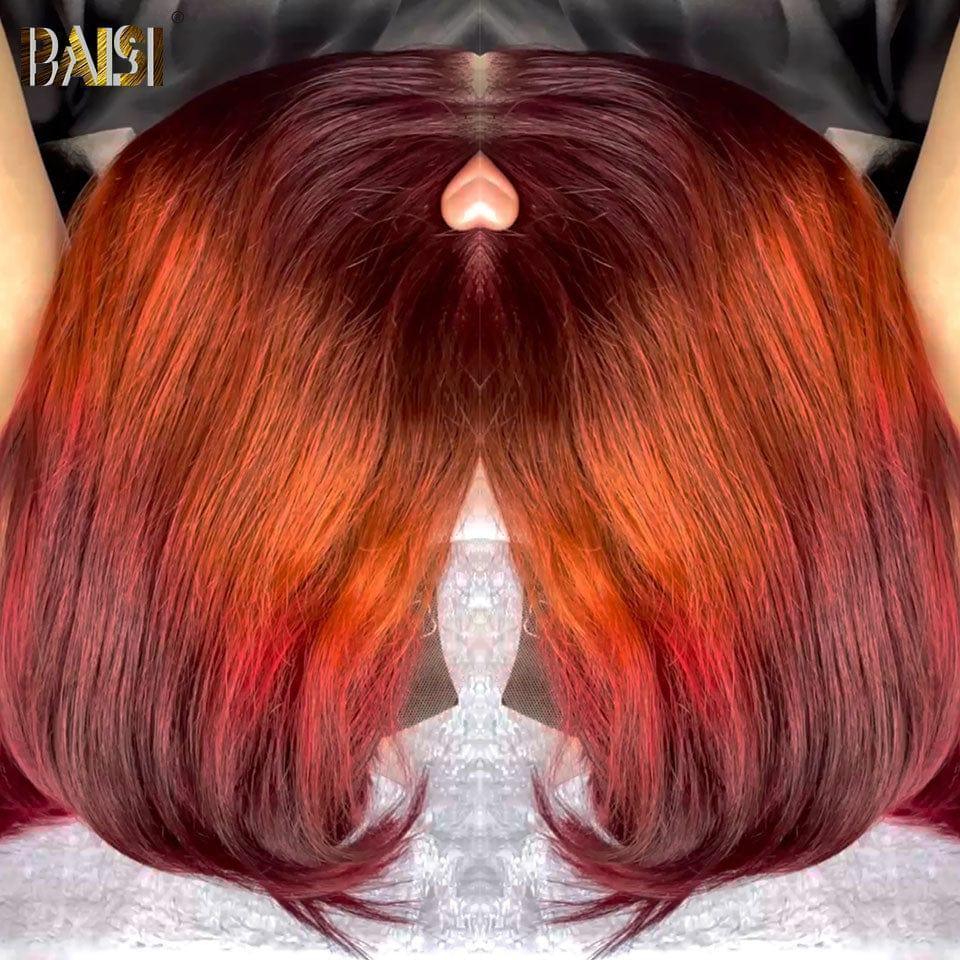 BAISI 13X4 lace Bob Perruque Lisse Straight 4 Couleur 10 pouces ou 2x6 lace SDD BONE STRAIGHT Lisse 10 Pouces 108€  100% Cheveux Humains