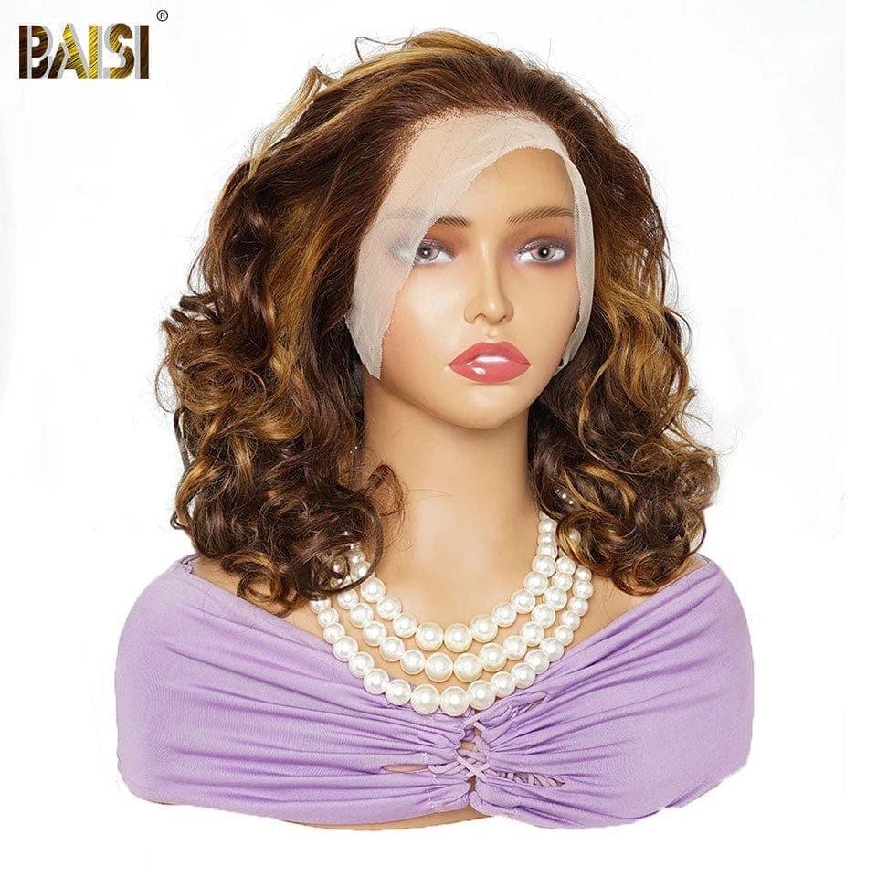 BAISI Peruca Lace Frontal 13x4 Bouncy Wave em Mistura 179€ em 100% Cabelo Humano