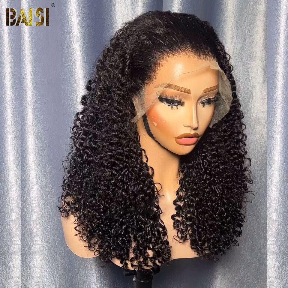 BAISI Bob Perruque Bouclée Deep Wave 13X4 Frontale 14 pouces 69€  100% Cheveux Humains