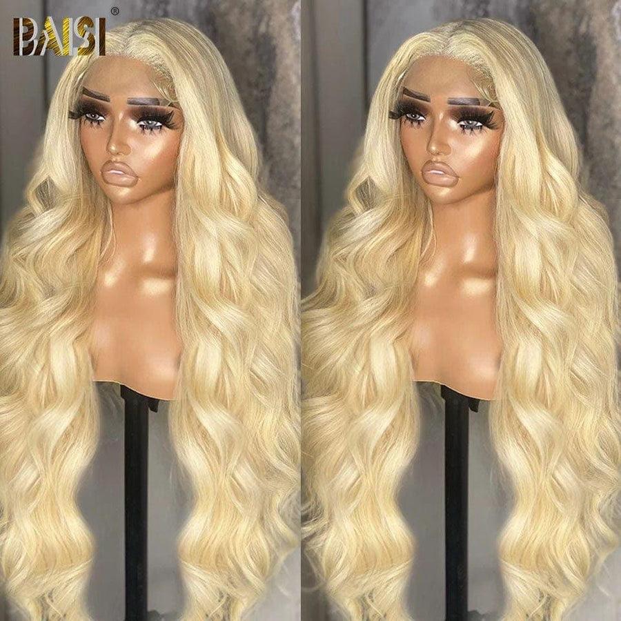 BAISI 13X4 Parrucca Frontale Body Wave in Biondo 613# o 4#613# in 100% Capelli Umani Veri