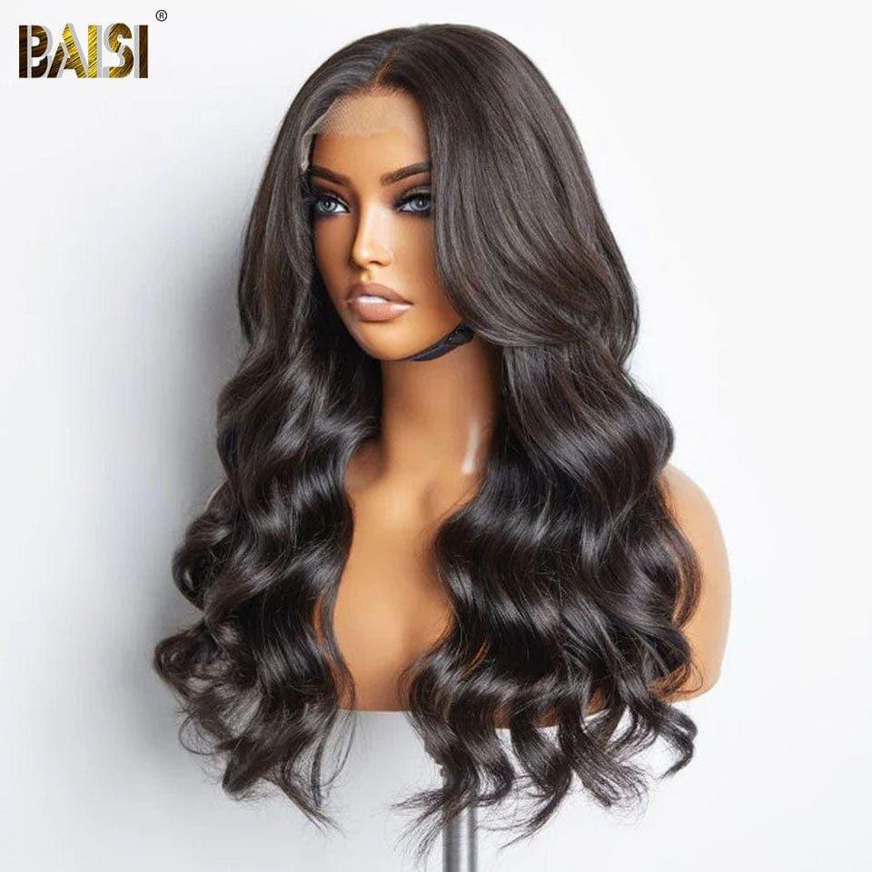 BAISI Grand Promo Lace Frontal Perruque 100% Raw Hair Body Wave 18 pouce 109€ ( Reçu 48H ) ou 20 pouce 119€ Aéré sans être chaud En Haut De Gamme En 100% heveux humains