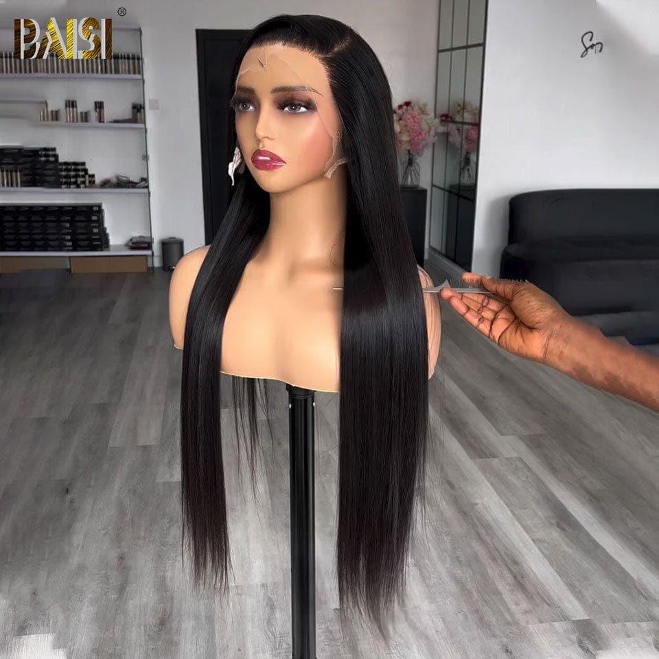 BAISI frontal em renda 13x4 20 polegadas 1 peruca + 1 pente elétrico grátis = 119€ Em gama alta em 100% Raw Hair