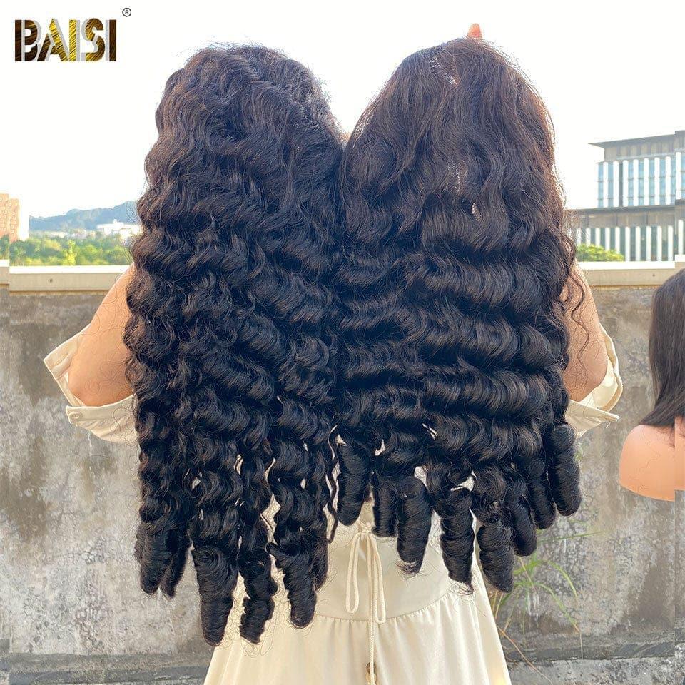 BAISI 13X6 Parrucche di Lusso Spring Curly 18 Pollici 155€ A2 Realizzate con capelli double drawn