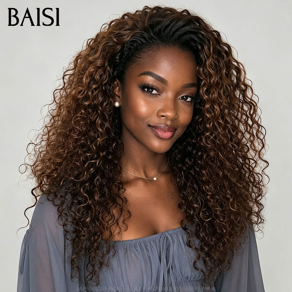 BAISI  3 perruques en gros 239€ à Bon Prix pour revendeurs en France en 100% vrais cheveux humains MP50