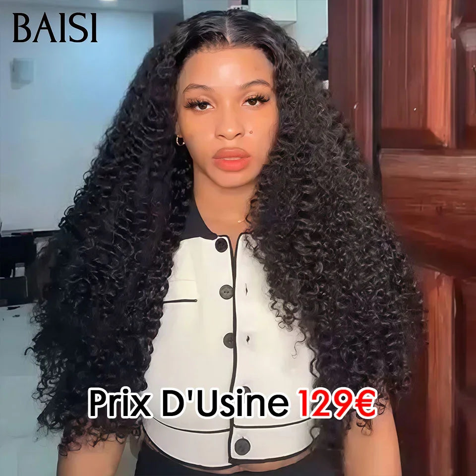 BAISI Achetez 2 perruques minimum au prix d'usine fournisseur 13X4 lace frontal deep wave 24P 129€ ou 4X4 lace closure 30 pouces ou 2X6 lace 12 pouces  bob lisse en France TVA 0€ en 100% vrais cheveux humains (Pas Besoin De Code)