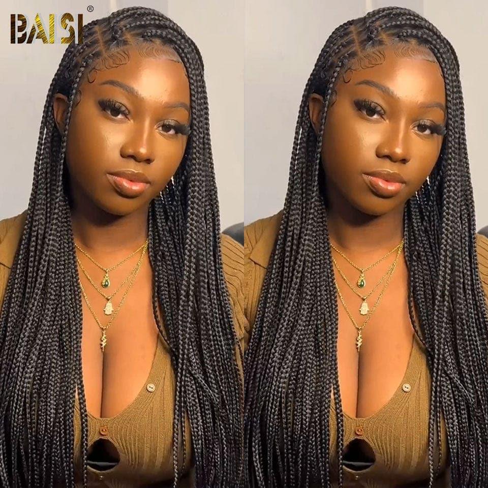 BAISI Box Braids Treccia lunga per capelli sintetici