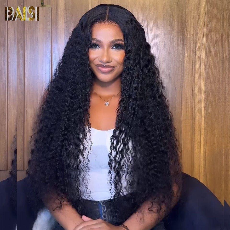 BAISI 2 Perruques Frontal 340€ Sans Colle Facile à Porter en 100% vrais cheveux humains Lace déjà couper