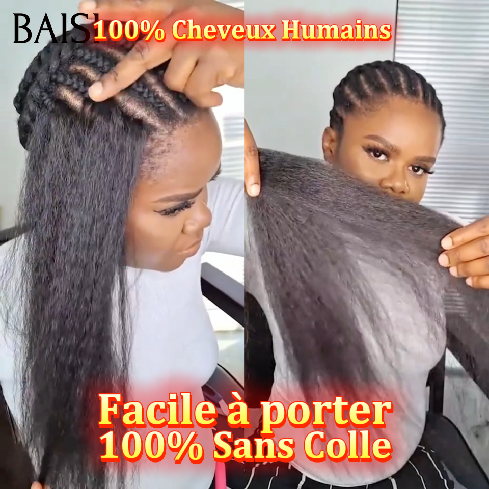 Tendances 2026 Extensions de Cheveux Humain Plume Double Tête Style Crochet Hair Kinky Straight 100% Naturel Invisible & Confort, Garantie 20 ans en 100% Sans Colle