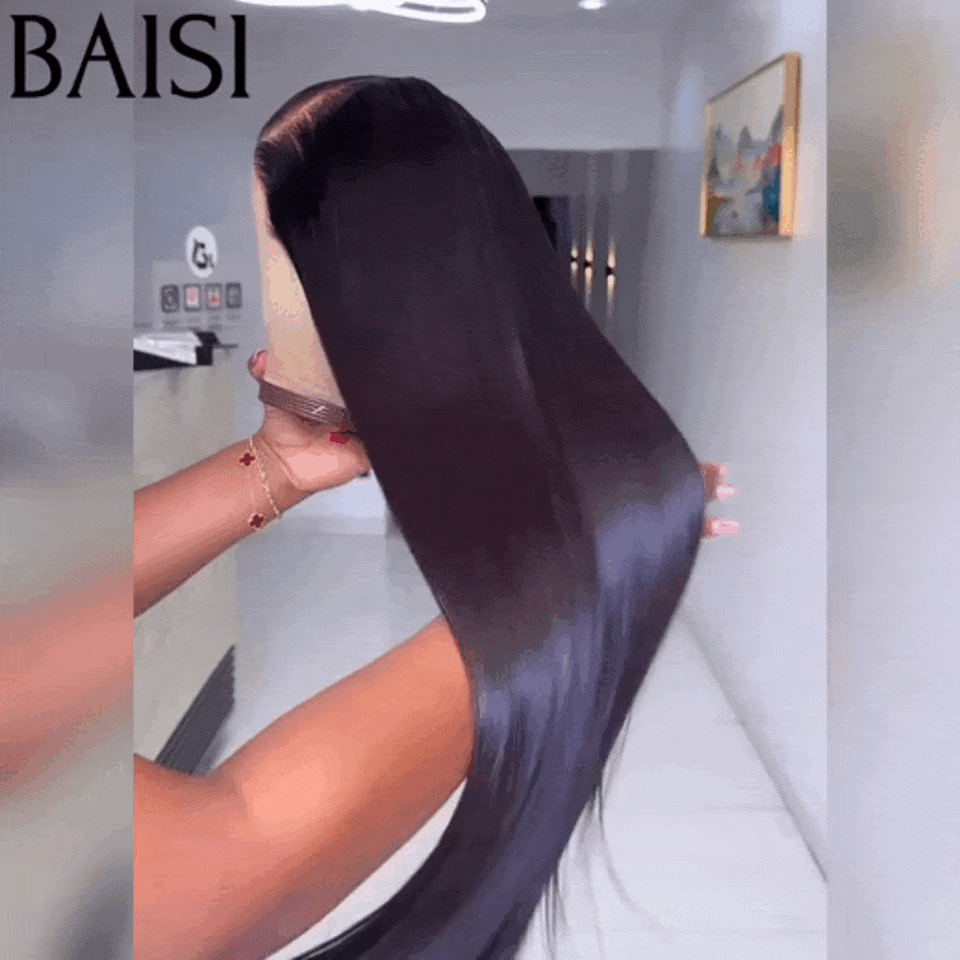 BAISI 15A SDD BONE STRAIGHT 100% Cabelo Vietnamita 13X4 Perucas de Luxo Liso A1 Fabricadas com cabelo double drawn mechas virgens volume 250% densidade mais de 20 anos de uso