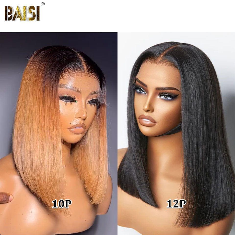 BAISI 1 Perruque 4X4 lace closure 8 pouce 69€ ou 2 Perruques pour revendre 162€  en 100% vrais cheveux humains