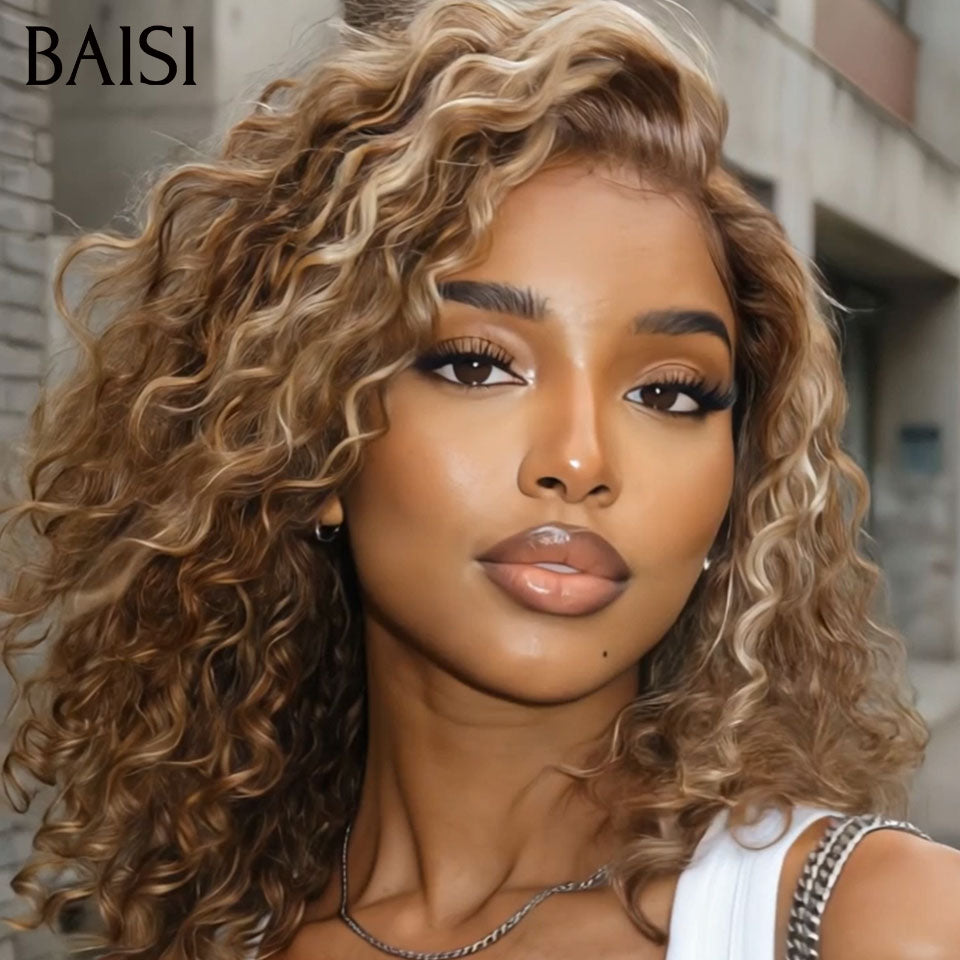 BAISI PROMOTION 1 couleur mixte 4/27 blonde miel ou 3 Perruques Prix en Gros 275€ 100% vrais cheveux humains