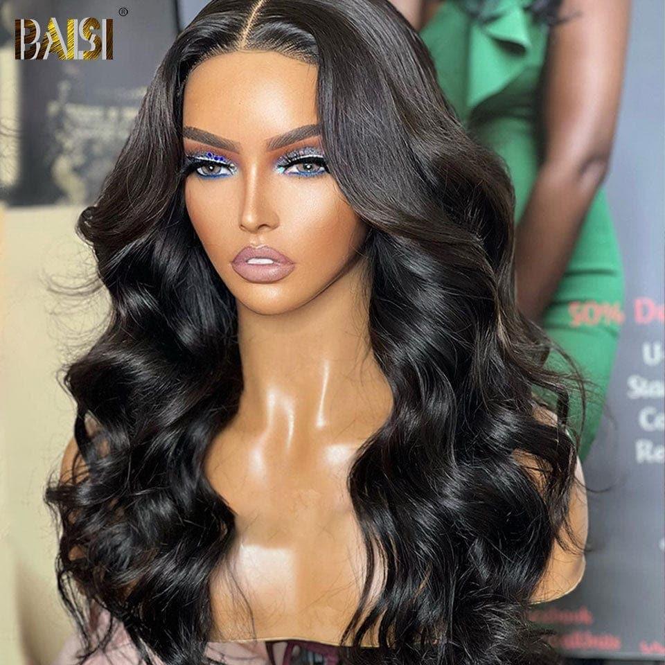 BAISI 4x4 lace closure body wave 22 pouces 109€ ou 2 Perruques 450€ Sans Colle Facile à Porter en 100% vrais cheveux humains Lace déjà couper