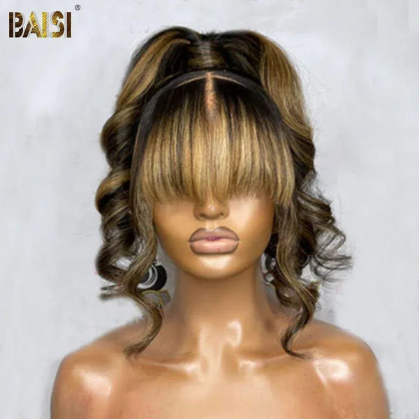 BAISI 360 Lace 18 Pouces noir ou Mixte Body wave En 100% Cheveux Humains
