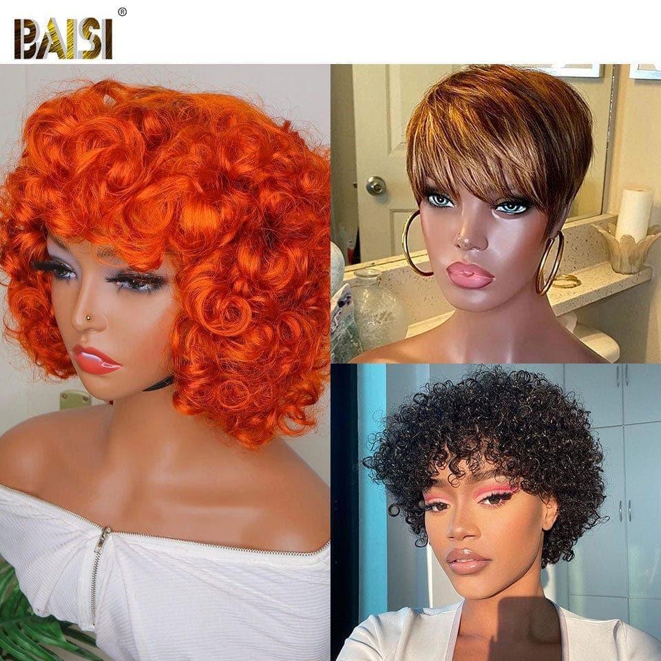 BAISI  4X4 lace Bordeau 69€ 10 Pouces ou NOIR 79€ 12 Pouces Lot de perruque 120€ en 100% cheveux humains de bonne qualité au prix abordable
