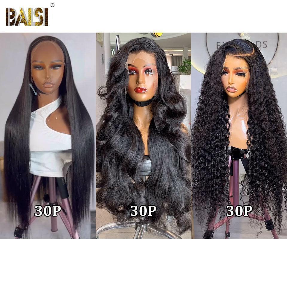 BAISI 13X4 lace frontal deep wave 28 pouce + 1 Peigne Electrique gratuite = 199€ ou 4 Perruques 30 pouces  915€
