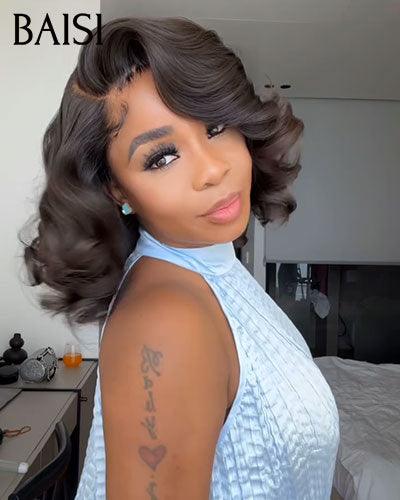BAISI Offre Flash 70€ Perruque Bouclée Egg Wave NOIR ou  Bouncy curl 86€en 100% Cheveux Humains