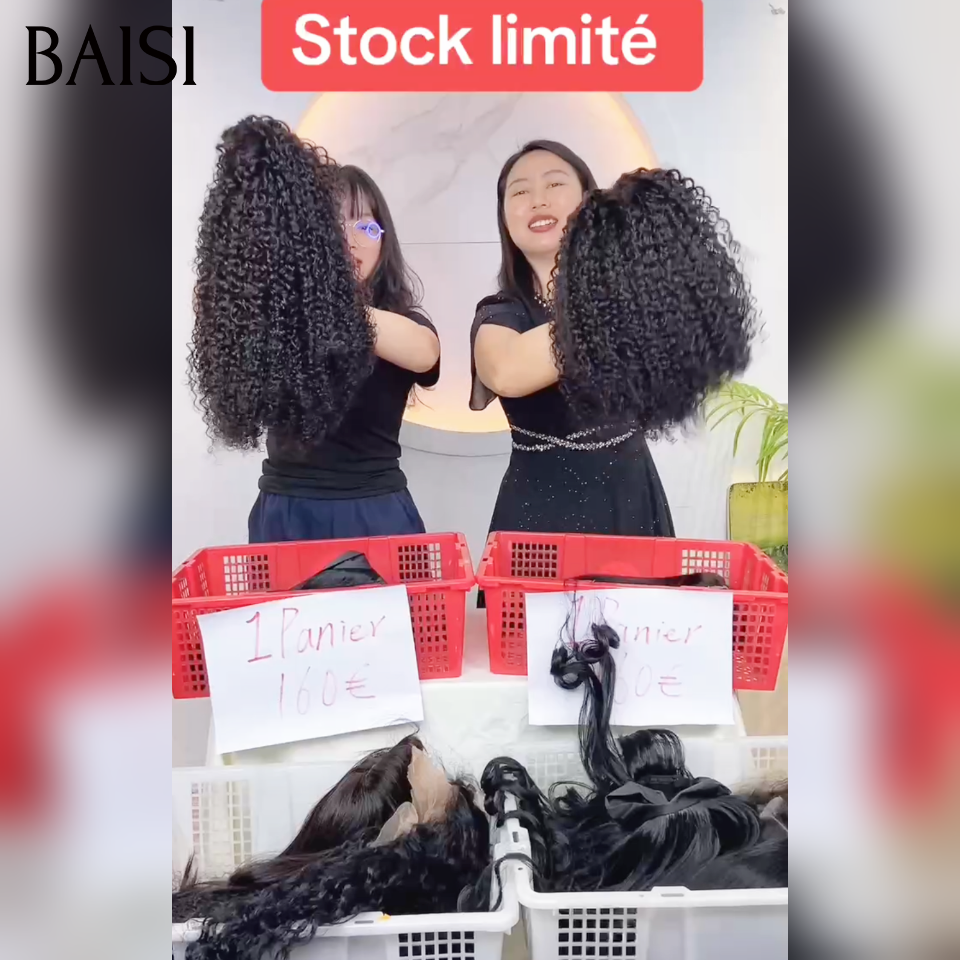 8 perruques noirs 160€ ou 1 vietnam hair 8P 76€ ou 1 curly 20P 126€ tailles mélangées facile à revendre business 100% vrais cheveux humains