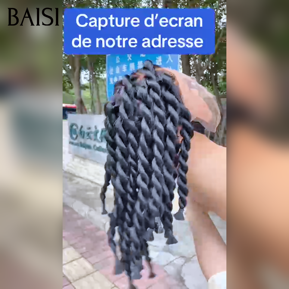 BAISI promotion Perruques avec coiffure tressée natte Lace Frontal 13X4 Natte 10 Pouces Promo 139€  100% comme indiqué sur la photo En cheveux humains FR38
