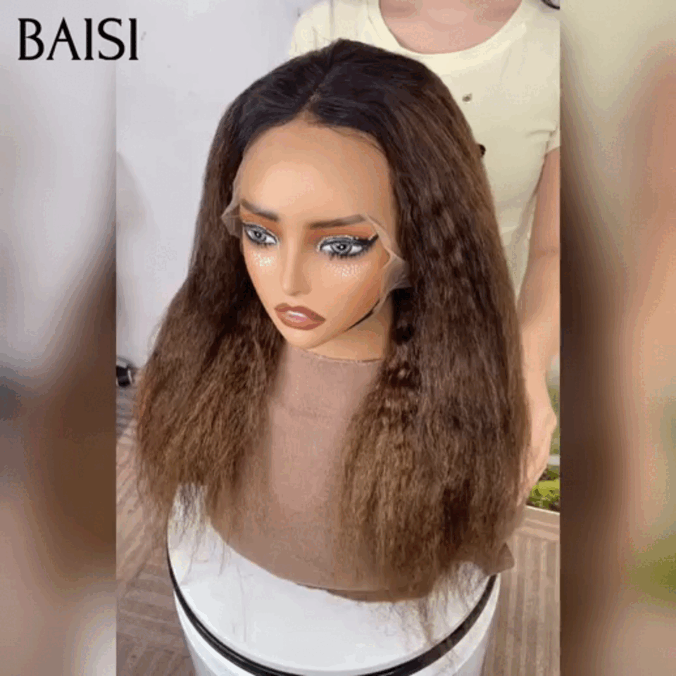 Pour revendre 13x4 lace frontal kinky straight Marron 1BT4# 18 Pouces Raw Hair 99€ en 100% vrais cheveux humains