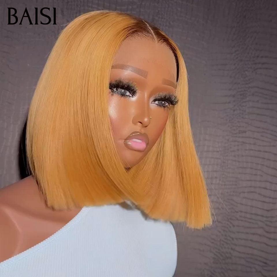 BAISI 3 perruques au choix 199€ 100% vietnam hair ajouter un par un dans le panier prix d'usine fournisseur en France TVA 0€ 48H arrivé 2X6 lace Lisse bob 8 Pouces 9 couleurs différentes  (Pas Besoins De Code)
