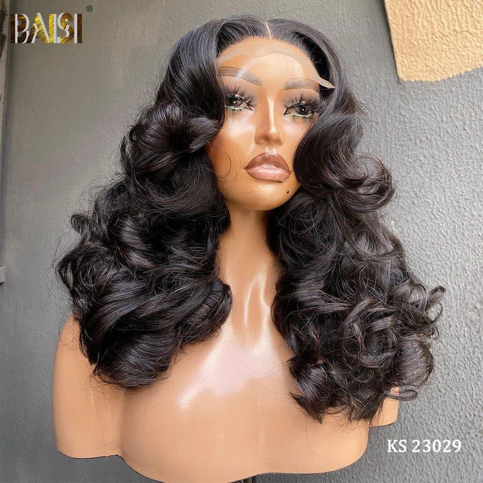 Parrucche BAISI 4X4 Luxury Egg Curl A2 Realizzate con capelli vergini a doppia tiratura, volume 250% densità, più di 20 anni di utilizzo ks 23029