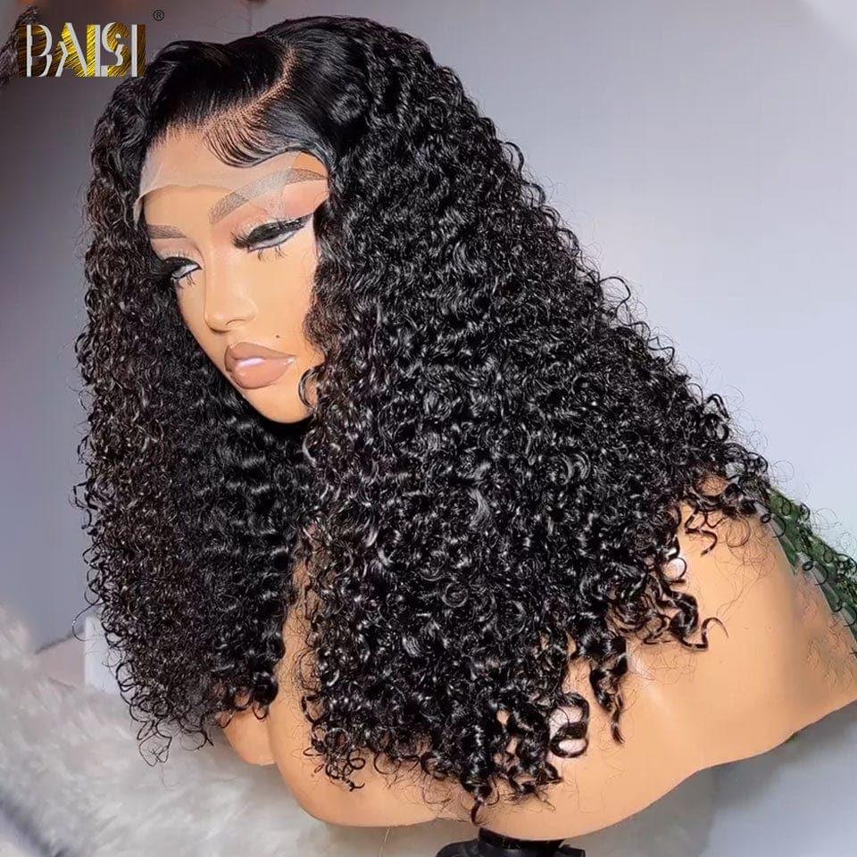 BAISI Partie Long 5*5 Closure Perruque 200% densité En 100% Cheveux Humains