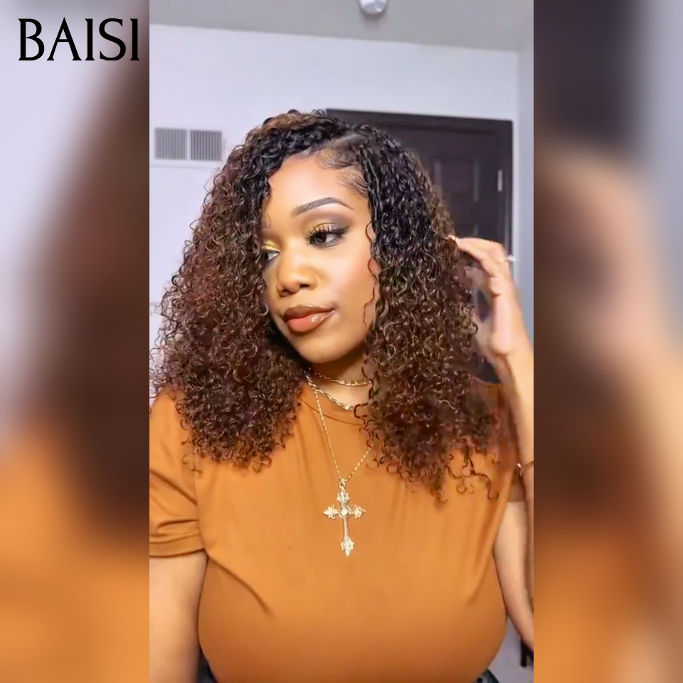Nouvelles tendances Extensions de Cheveux Humain Plume Double Tête Style Crochet Hair Sans Colle curly Wave marron 100% Naturel Invisible & Confort, Garantie 20 ans