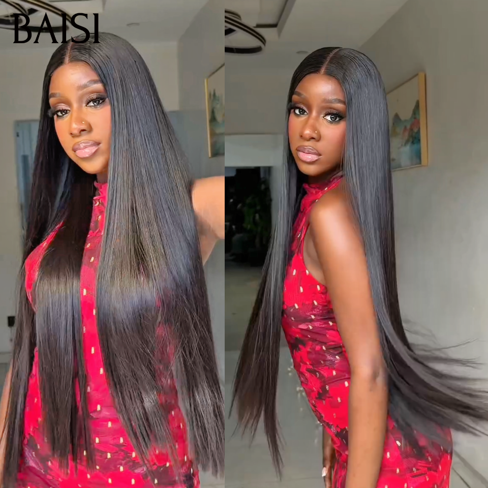 BAISI perruques 2x6 lace Lisse naturel NOIR en 100% vrais cheveux humains Prix à partir de 80€ 100% Cheveux Vietnam Hair