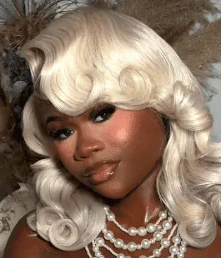 BAISI Bob Perruque Ondulée Body Wave 100% Cheveux Humains