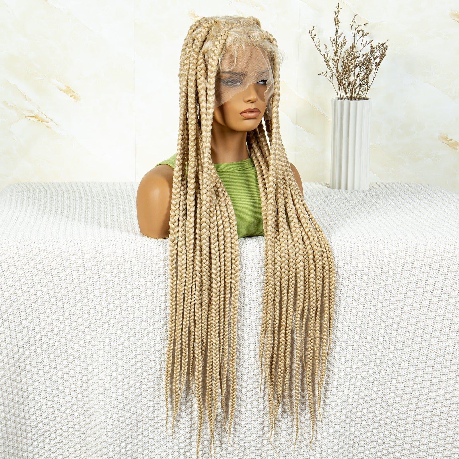BAISI Large full lace braid many different colors synthetic hair