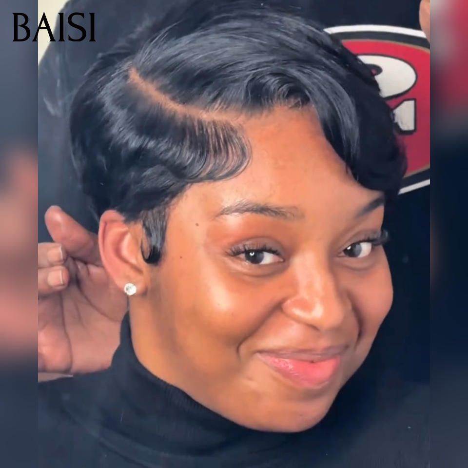 BAISI 2 perucas bob 149€ 4X4 lace castanho e 2X6 preto em 100% cabelo humano verdadeiro