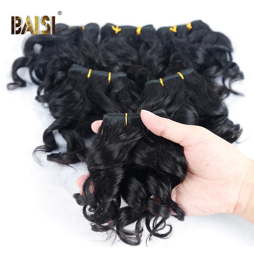 BAISI 6 Tissages Cheveux Vierges Loose Wave 75€ NOIR en 100% cheveux humains