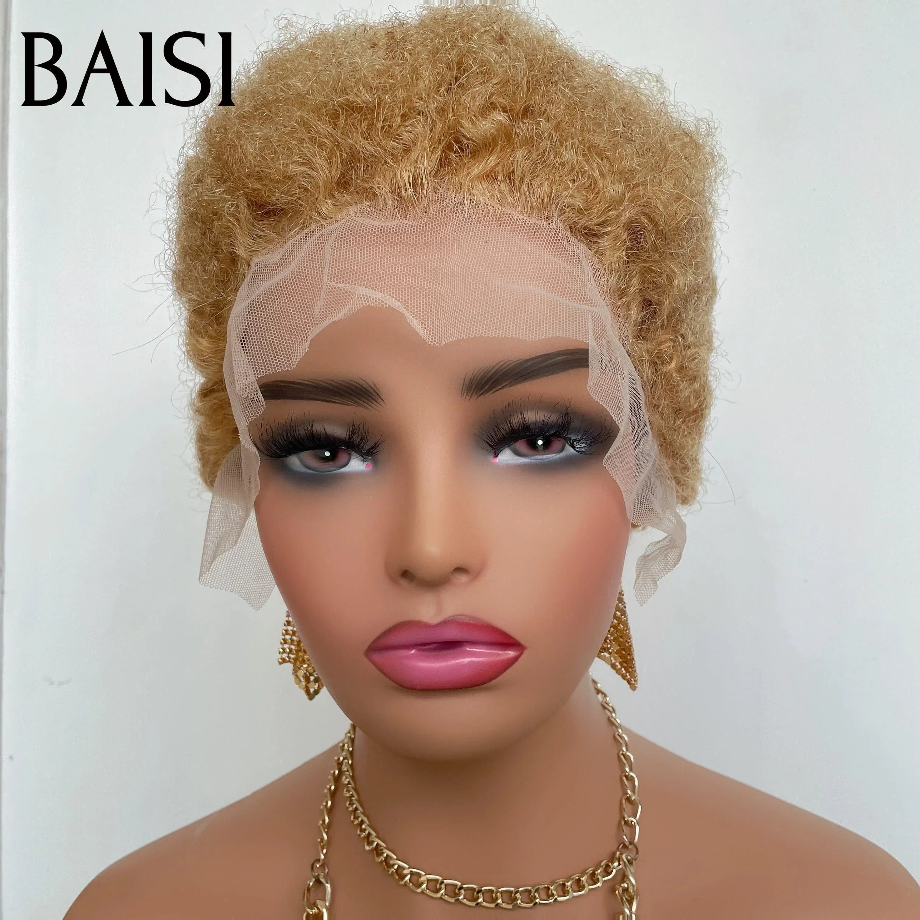 BAISI Coupe courte afro curly Miel -905 59€ en 100% Cheveux Humains