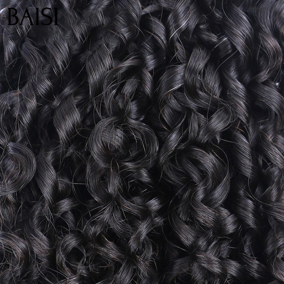 BAISI 12A Tissage Mèche 3 boules water wave noir En 100% Cheveux Humains